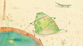 青蛙只能吸一口