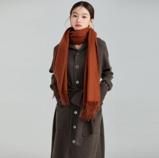 东黎 • 小山羊绒中性风秋冬季翻领开衫 21D11 商品图2