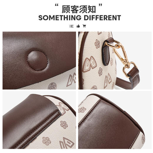 Safiya/索菲娅 包包2022新款印花枕头包百搭单肩包女式斜挎包女包SF9151042Y 商品图7