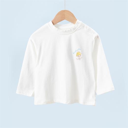 【商场同款】迪士尼童装女童长袖T恤四季可穿打底衫仙度瑞拉公主圆领套头上衣 商品图5