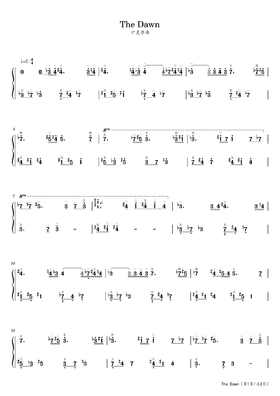 《亡灵序曲》简谱曲谱