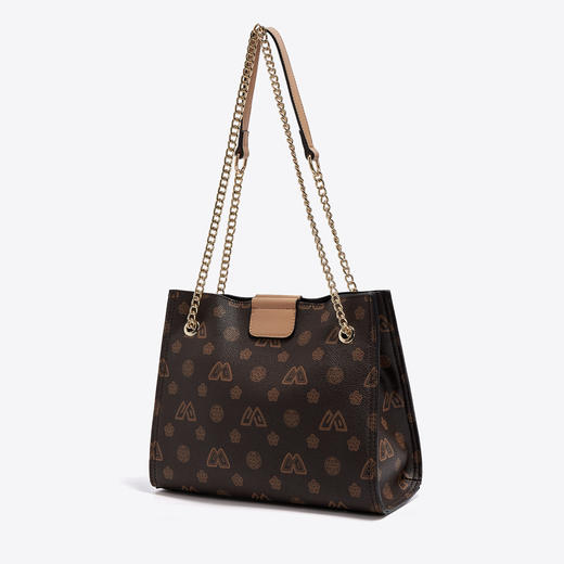 Safiya/索菲娅 2023新款印花腋下包托特包单肩包女式斜挎包女包SF9140050Y 商品图3