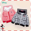 【商场同款】迪士尼童装女童大翻领学院风格子外套中大童宝宝春秋潮搭米妮徽章 商品缩略图3