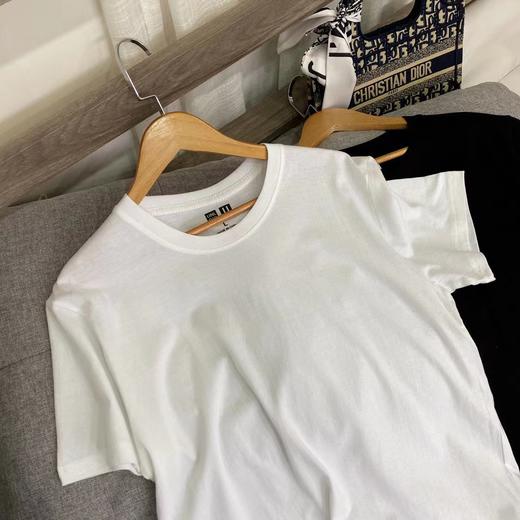 2件优惠装U家短袖T恤优家同款百搭短袖圆领亲子款儿童童装男女衣库同款打底衫 商品图1