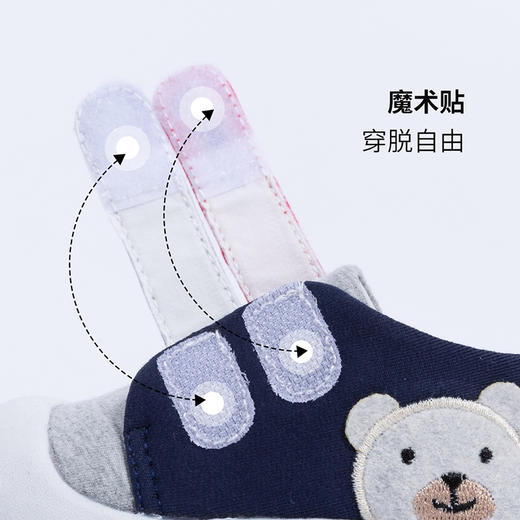 贝贝怡学步鞋宝宝春季婴儿软底布鞋撞色洋气魔术贴男女小童鞋幼儿 商品图6