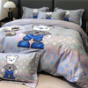 自然醒60支长绒棉泰迪熊四件套金太阳面料正版授权全棉轻奢潮尚大牌风床上用品KY 商品缩略图2