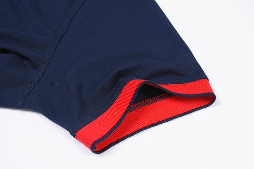 领后字母撞色边 微弹短袖POLO衫 特惠 T-1188 商品图10