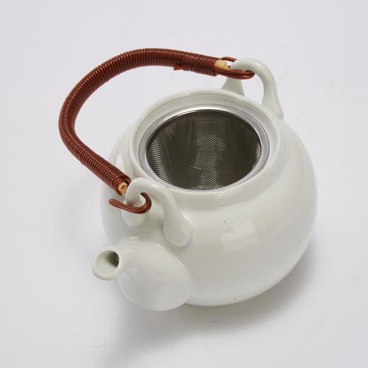 茶壶 粉引 约16.3×12.2×10cm 商品图6