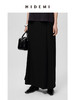 HIDEMI 黑色极简不对称压褶设计感半身裙 商品缩略图4