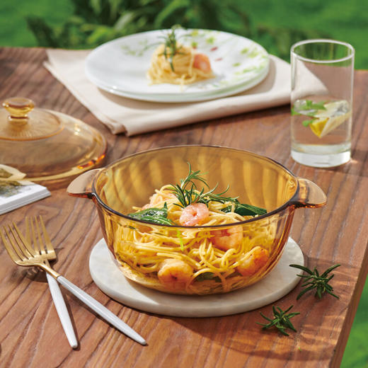 康宁（VISIONS） 晶炫玻璃锅汤锅炖锅煮锅 2.3L晶炫锅VS-23-TR-E/KZ 商品图1