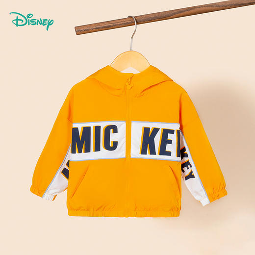 【商场同款】迪士尼童装男童连帽外套防风防水春秋冬季中大童宝宝保暖上衣221DS0395 商品图9