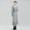 东黎 • 小山羊绒女士秋冬V领宽松气质打底连衣裙 21D12 商品缩略图4