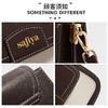 Safiya/索菲娅 牛皮包包2023新款小方包单肩包女式斜挎包女包SF997010Y 商品缩略图5