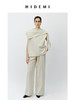 HIDEMI 不对称设计感水洗棉极简廓形两件套套装 上衣/阔腿裤 商品缩略图2