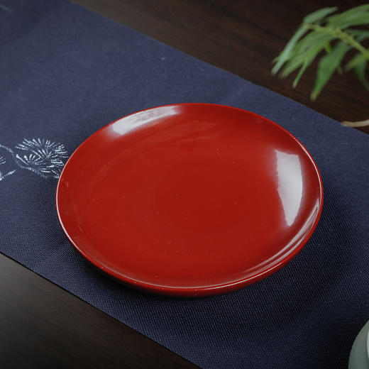 木竟-八零年代朱漆盘 商品图1