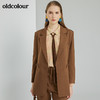 oldcolour2022春季新款时尚气质修身百搭OL通勤西装外套O12048242 商品缩略图0
