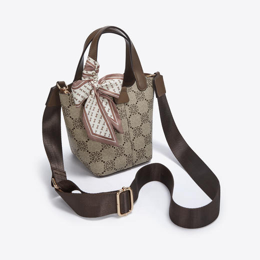 Safiya/索菲娅 包包2023新款手提包时尚水桶包单肩包女斜挎包女包SF9111022Y 商品图2