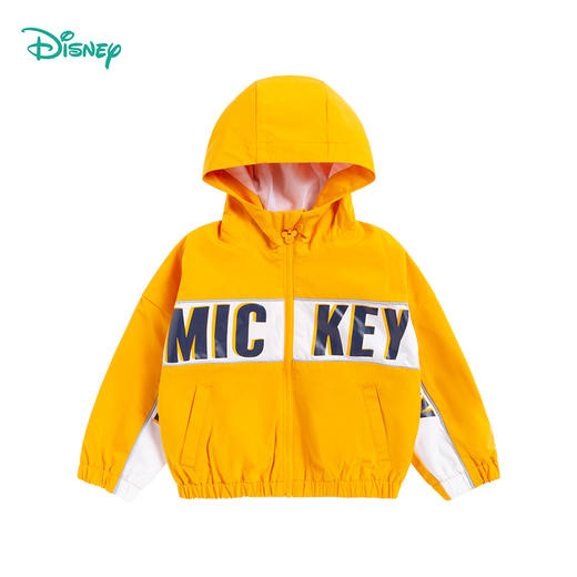 【商场同款】迪士尼童装男童连帽外套防风防水春秋冬季中大童宝宝保暖上衣221DS0395 商品图7