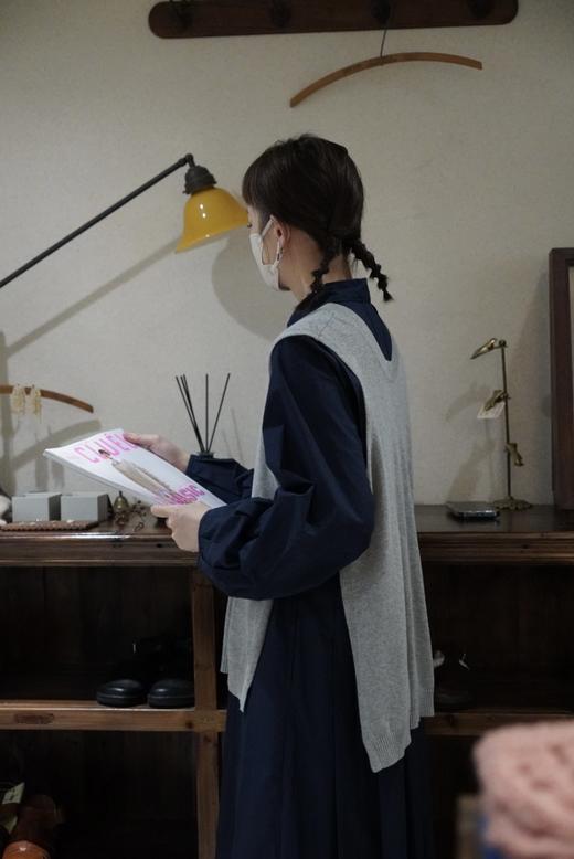 Gauze黑灰2色背心 商品图5