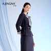 【商场同款】阿菁娜春季新款圆领简约优雅职场正装外套A28C107012 商品缩略图4