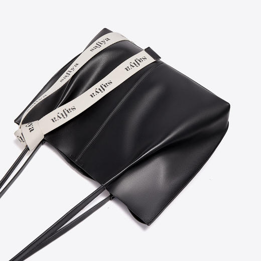 Safiya/索菲娅 二层牛皮2023新款腋下包托特包单肩包包手提包女包SF9151031Y 商品图9