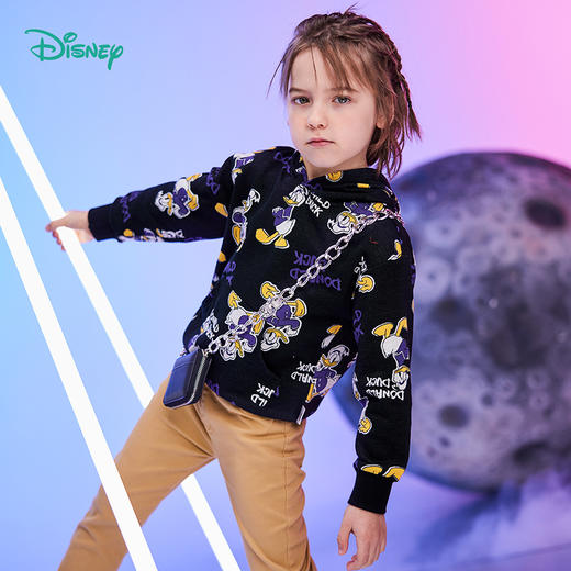 【商场同款】迪士尼童装男童连帽套头卫衣春秋季中大童宝宝运动休闲外套 商品图5