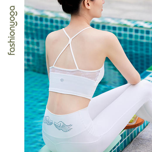 FC13104凡圣瑜伽优雅气质蕾丝拼接BRA 商品图4