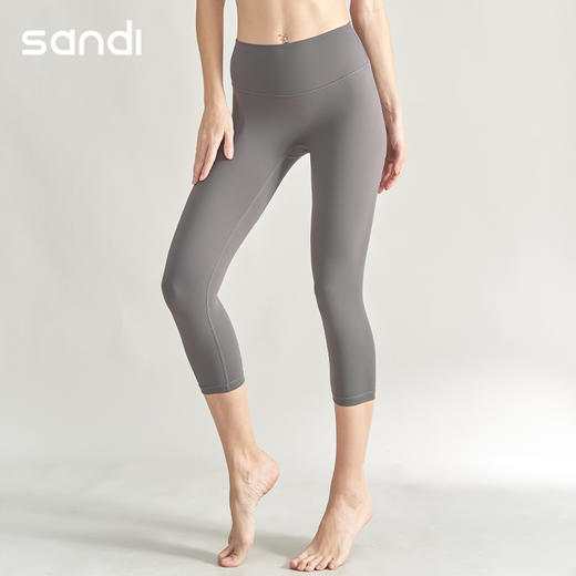 SANDI品牌裸感磨毛七分裤SU18104 商品图5