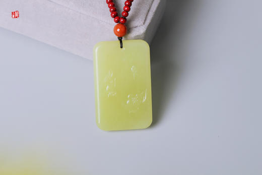 和田玉黄玉【连年有余】吊坠 商品图4