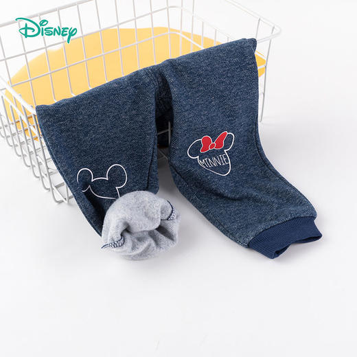 迪士尼童装 女童打底裤秋冬款外穿儿童裤子加绒加厚保暖女童裤子213K1176 商品图3