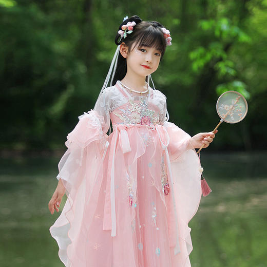 SC-春季儿童中国风仙襦裙2023新款小女孩古风唐装汉服 商品图1