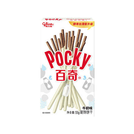 55g格力高百奇牛奶味 牛奶风味，口口香脆 商品图0
