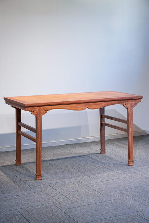 红桥红  家具严选  缅甸花梨（大果紫檀）【142 剑足插肩榫 画案】 商品图0