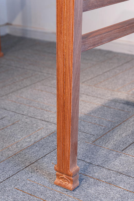 红桥红  家具严选  缅甸花梨（大果紫檀）【142 剑足插肩榫 画案】 商品图4