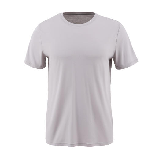 SCHIESSER舒雅高端系列铂雅贡锦棉男士圆领短袖上衣春夏95/21361M 商品图2