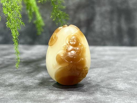 【御珠宫坊】糖白玉佛挂件 商品图0