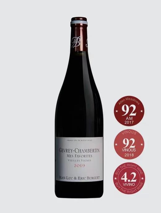 让埃布格酒庄热夫雷"挚爱"老藤红葡萄酒 2019 Jean Luc & Eric Burguet Gevrey-Chambertin Mes Favorites VV 商品图1