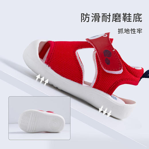 贝贝怡童鞋2022新款宝宝凉鞋女童软底学步鞋男童鞋子透气网布童鞋 商品图6