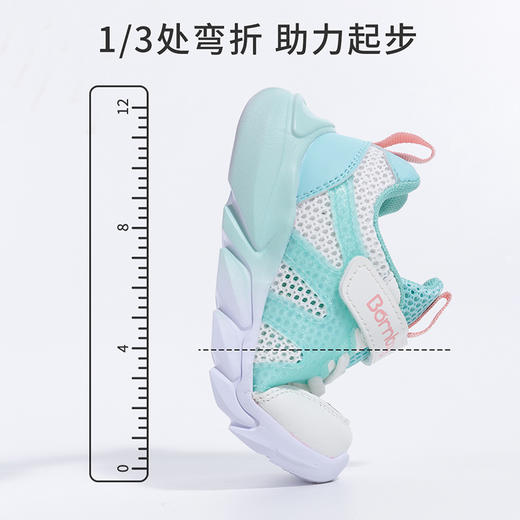 贝贝怡学步鞋软底婴儿撞色女宝宝鞋子男童春季透气网面网眼休闲鞋221X343 商品图6