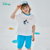迪士尼童装男童短袖套装夏季新品中大童时髦洋气卡通撞色两件套222T1381 商品缩略图3