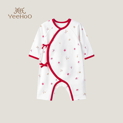 英氏婴儿衣服新生儿连体衣新年宝宝四季哈衣爬服YLHAJ0P007A YLAAJ0P005A 商品图1