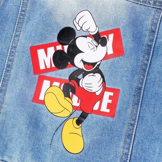 迪士尼童装男童牛仔背心外穿春秋新款男生马甲韩版帅气马夹翻领211S1461 商品图8