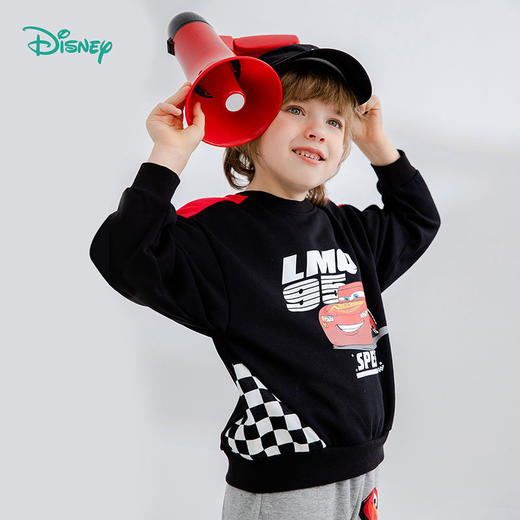迪士尼童装男童卫衣儿童上衣中小童春秋潮洋气男孩炸街春装新款221S1653 商品图2