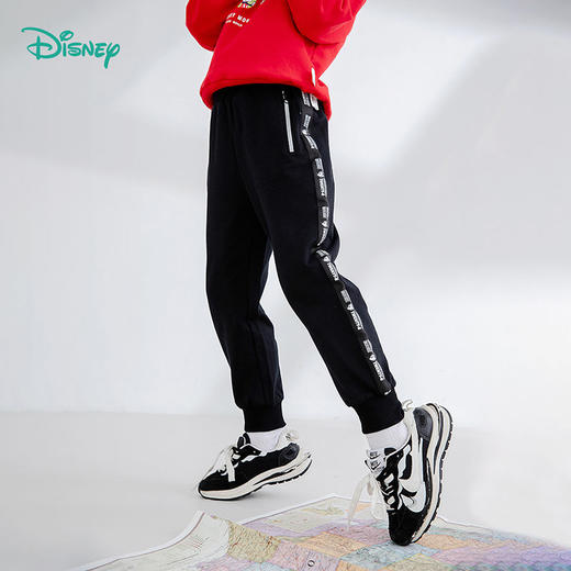 迪士尼童装 男童春装长裤中小童儿童运动裤裤子新款纯棉休闲裤潮221K1269 商品图1