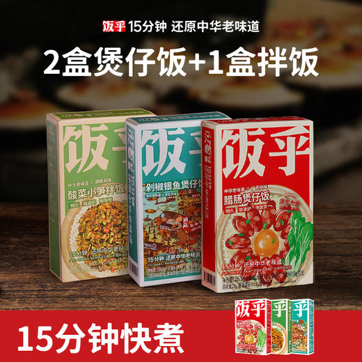 饭乎煲仔饭 海鲜粥 砂锅粥 商品图1