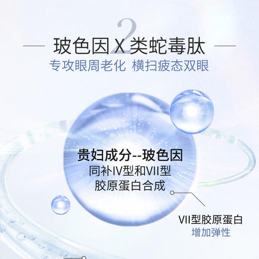 ZQ-II再启 蓝铜胜肽淡纹紧致眼霜15g 抗皱补水保湿提亮肤色 商品图6