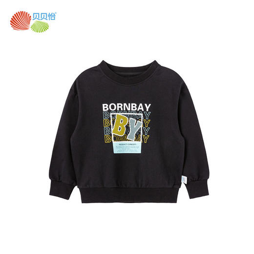 贝贝怡童装男童套头卫衣新款卡通动漫上衣洋气圆领衣服潮网红款 商品图6