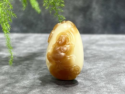 【御珠宫坊】糖白玉佛挂件 商品图2