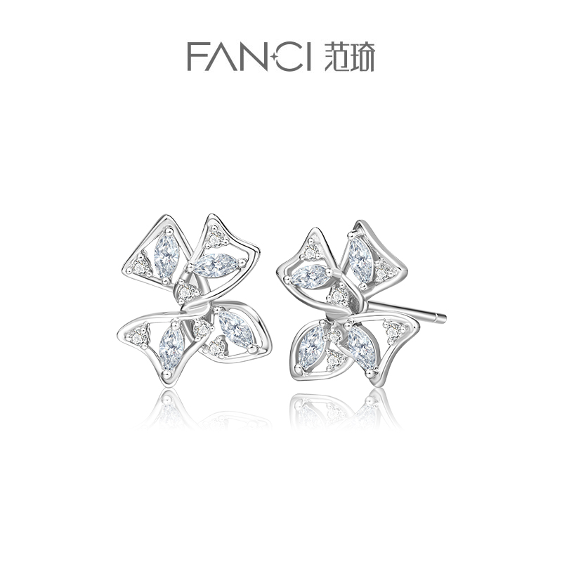 FANCI范琦 【爱你沈惜凡同款】繁花耳钉女925银时尚轻奢小众设计高级气质精致耳环