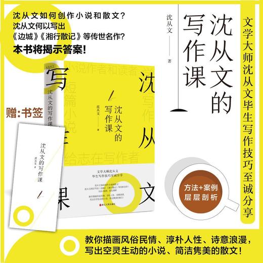 【共2册】沈从文的写作课+冯骥才的写作课 写作技巧小说散文语文 商品图2
